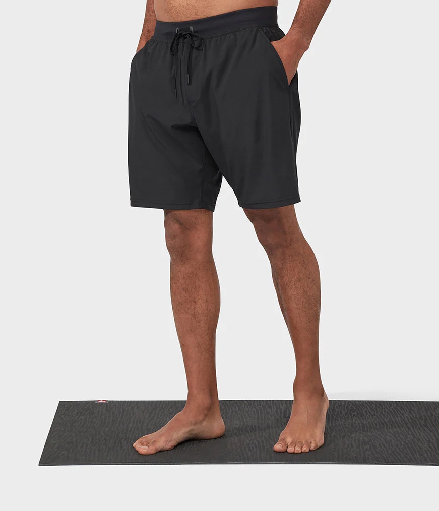 Manduka AGILITY Men's Shorts Black | 6305681