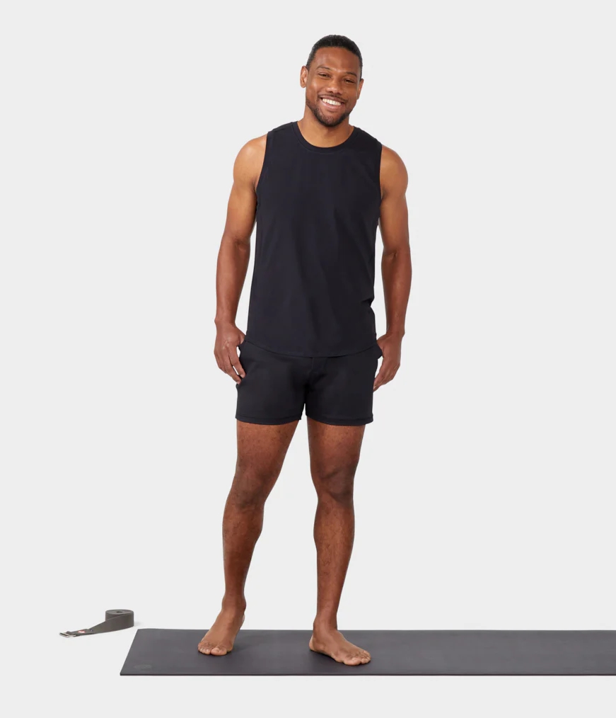 Manduka ANYWHERE Men's Shorts Black | 1785214