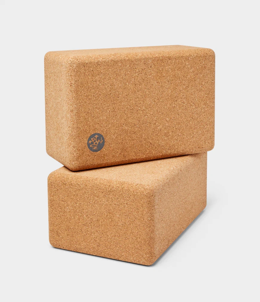 Manduka CORK YOGA - 2 PACK Women's Blocks Brown | 9873633