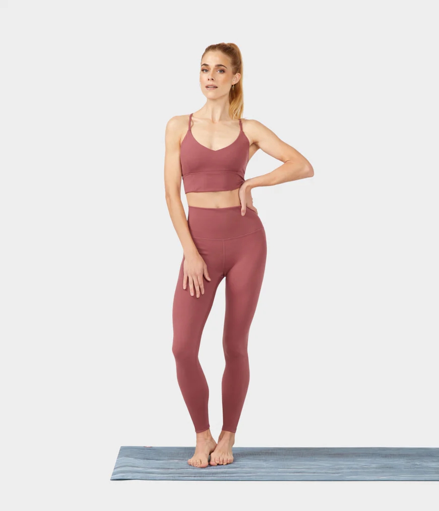 Manduka ESSENCE Women's Leggings Coral | 6398034