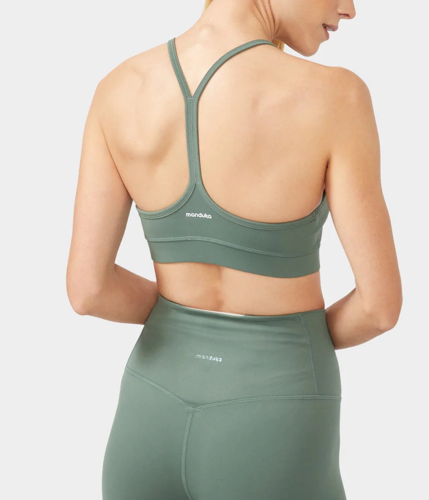 Manduka FOUNDATION Women's Bras Green | 8223372
