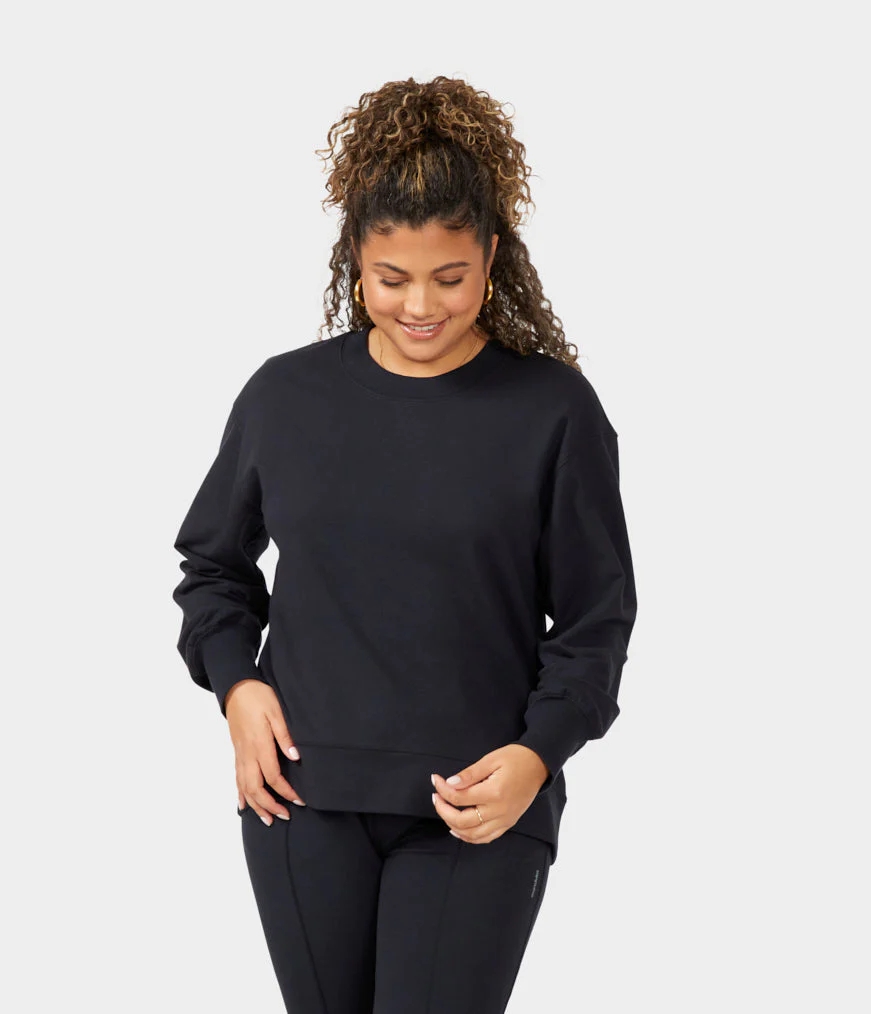 Manduka GRATITUDE Women's Pullover Black | 1104561