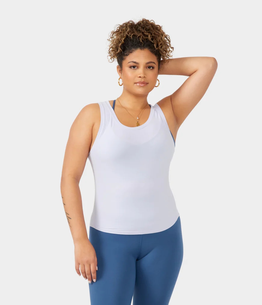 Manduka LIFT AND ALIGN Women's Tanks White | 8483436