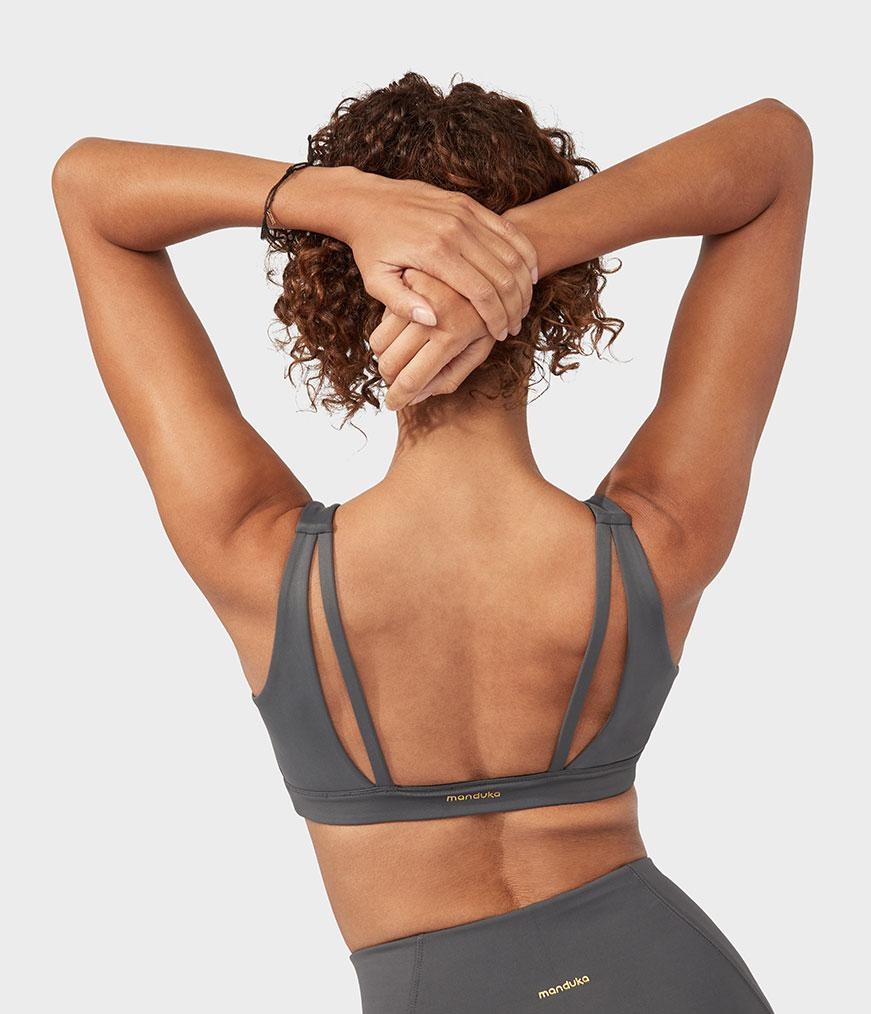 Manduka PRESENCE Women's Bras Grey | 1721475