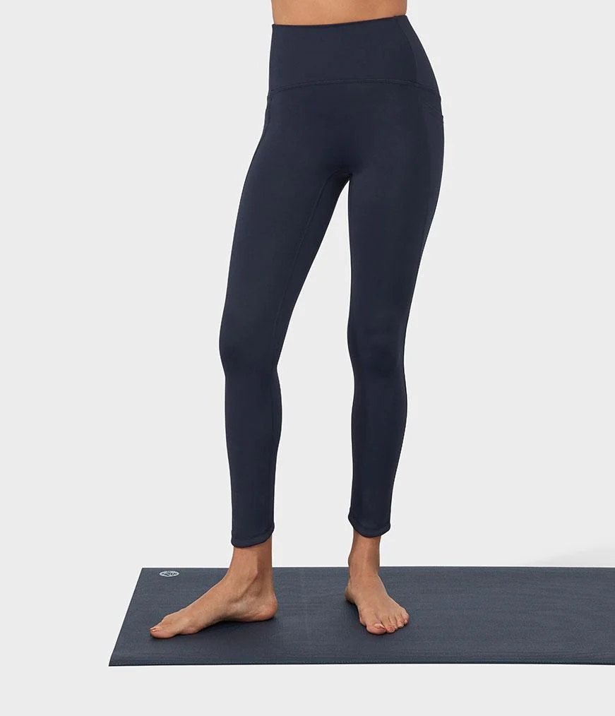 Manduka PRESENCE Women's Leggings Navy | 1183888