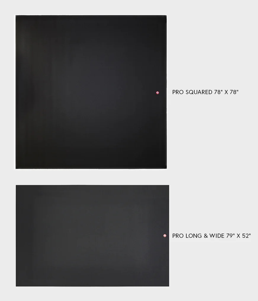 Manduka PRO EXTRA LARGE YOGA AND EXERCISE Men's Mats Black | 8003210