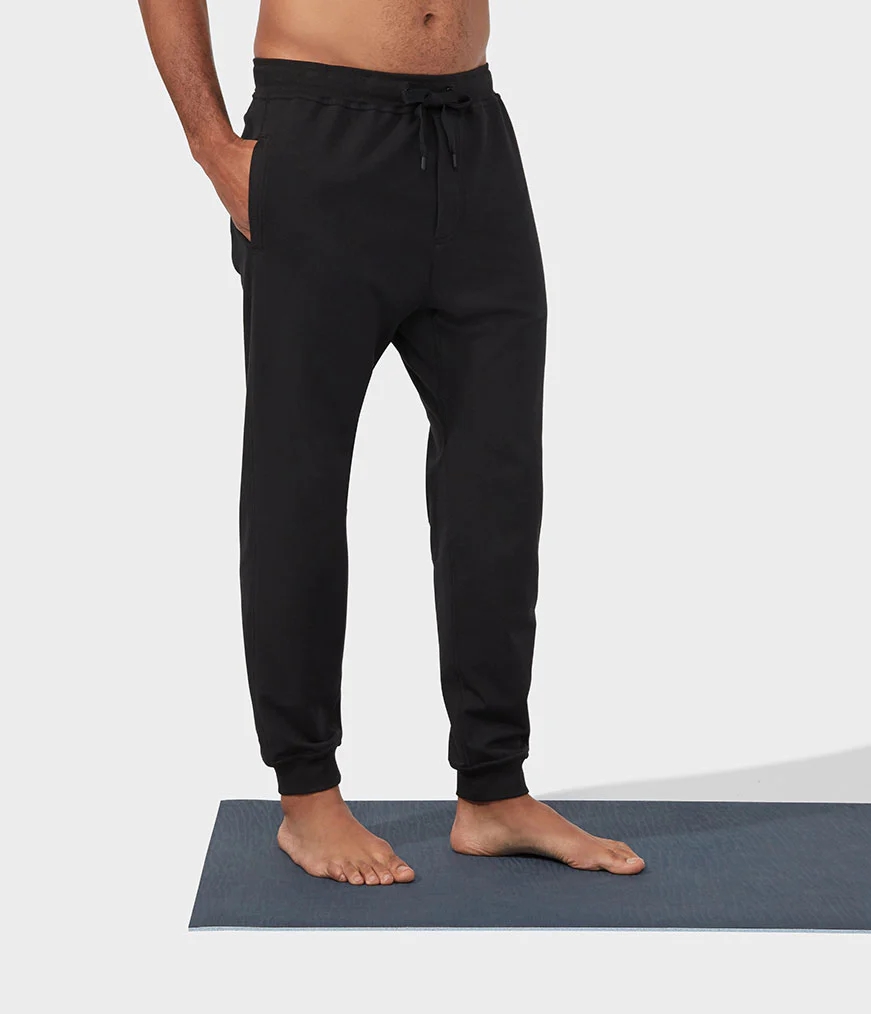 Manduka RECHARGE Men's Jogger Black | 7305727