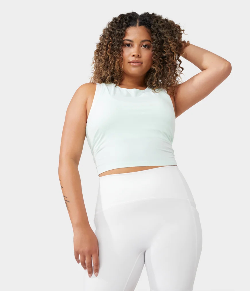 Manduka ROOT TO RISE Women's Tanks Light Green | 3589350