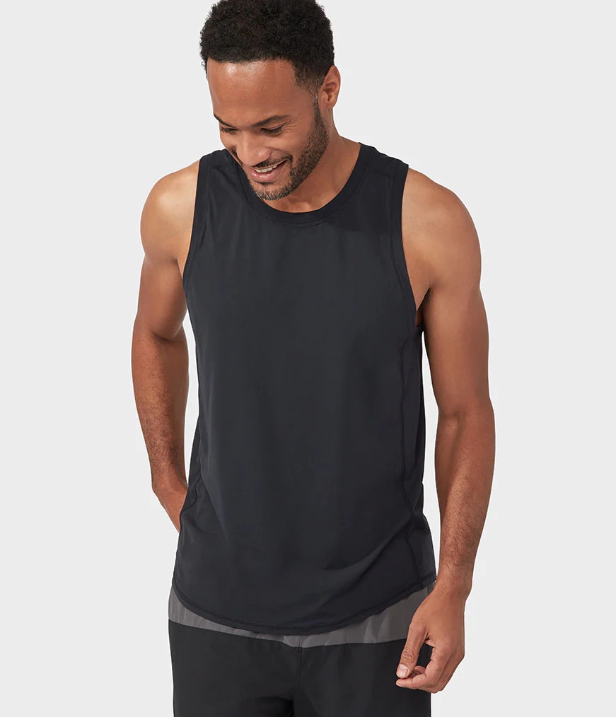 Manduka TECH Men's Tanks Black | 8224706