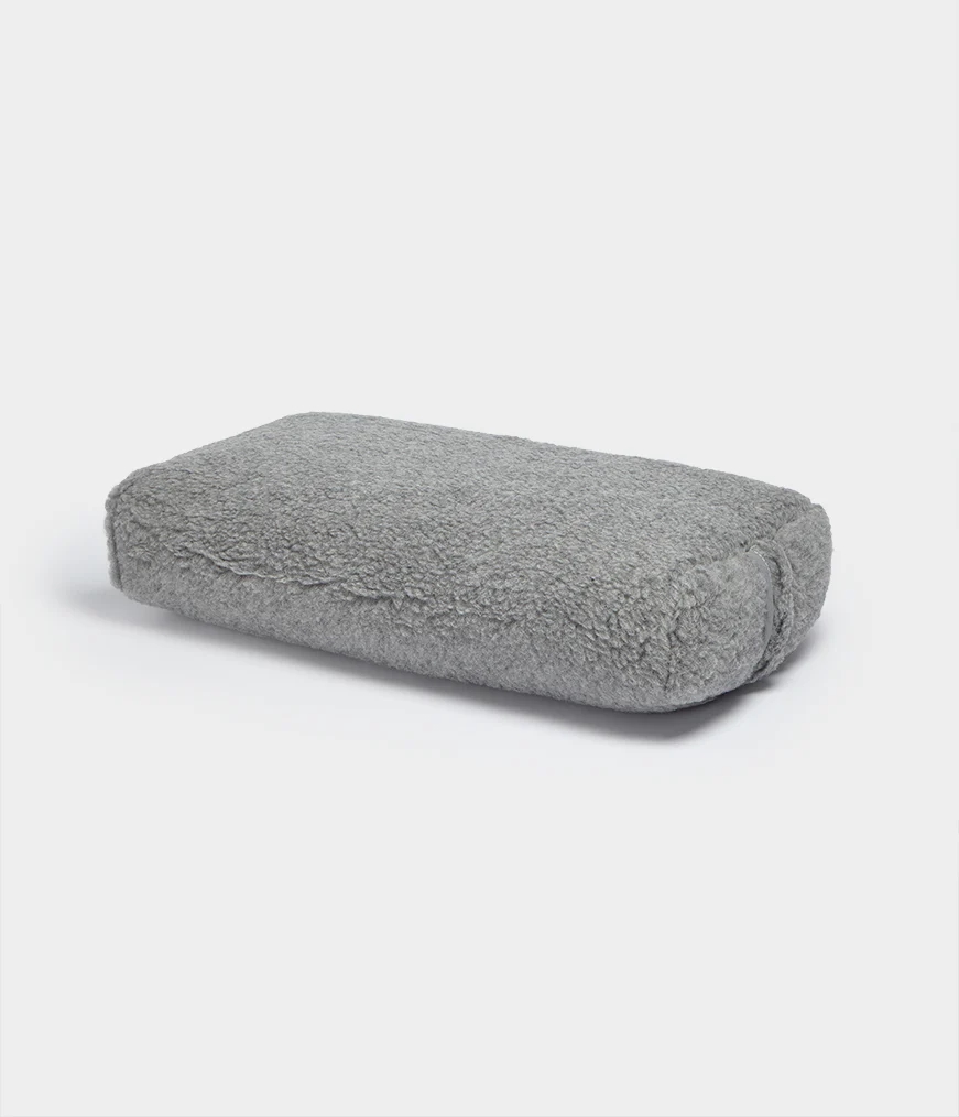 Manduka WOOL RECTANGULAR Men's Bolster Grey | 1556133