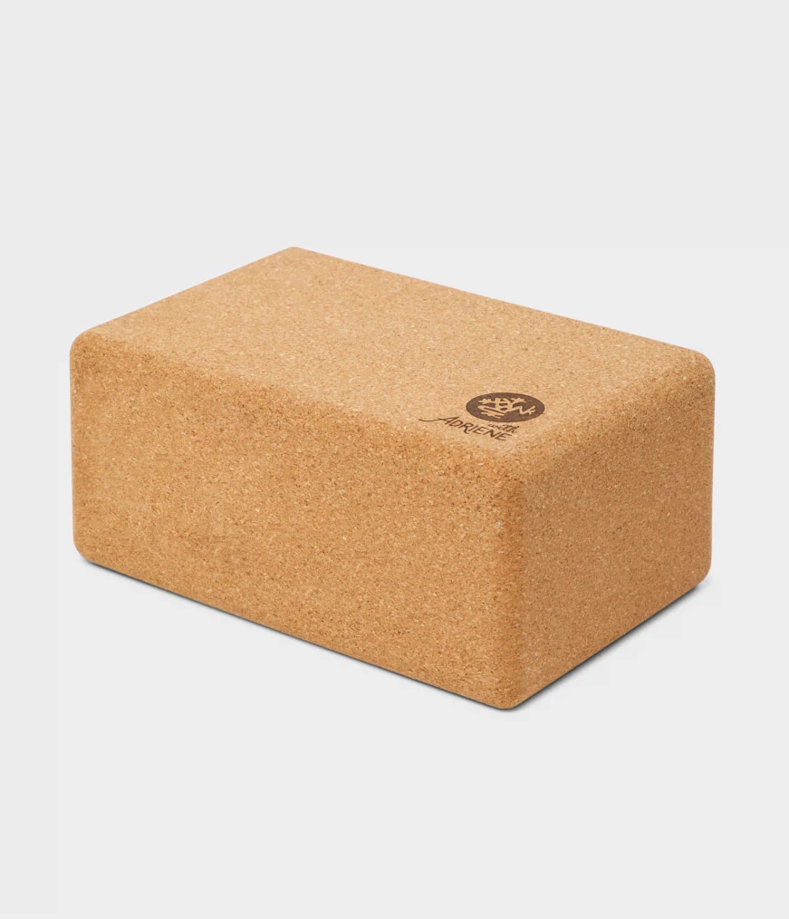 Manduka YOGA WITH ADRIENE CORK YOGA Women's Blocks Brown | 4312501